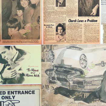 Black beige brown color alphabets vintage style newspaper cars dancing couples advertising news paper ads heavy bike roller blind