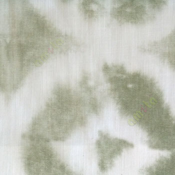 Traditional green white purple color square shaped geometric designs texture finished cotton fabric main curtain
