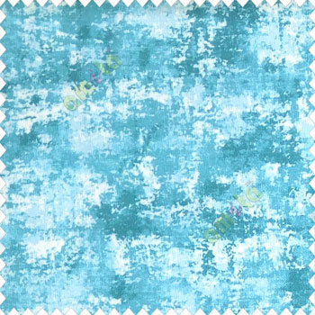 Blue white color texture finished watercolor print color splashes velvet background poly fabric main curtain