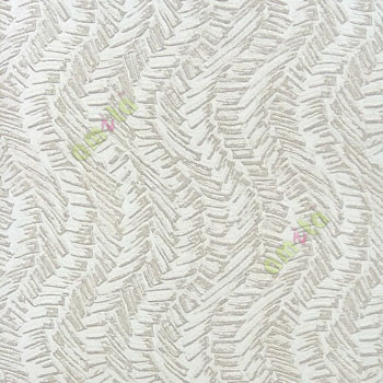 Beige grey color vertical flowing trendy lines geometric shapes waves rectangular scales snakes pattern texture finished wallpaper