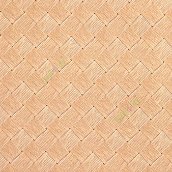 Brown beige color traditional nylon thread weaving pattern texture finished embossed surface bold thread plate size crossing design home décor wallpaper