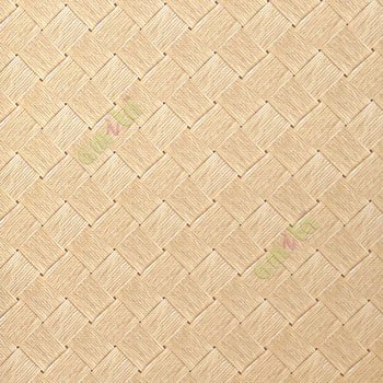 Brown beige color traditional nylon thread weaving pattern texture finished embossed surface bold thread plate size crossing design home décor wallpaper