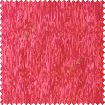 Red color vertical busy and thin stripes texture background finished and shiny base fabric polyester main curtain