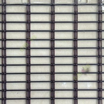 Brown color horizontal stripes transparent flat scale and cylinder stick with vertical thread stripes rollup mechanism PVC Blinds