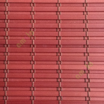 Orange brown color horizontal stripes flat scale vertical thread stripes with overlapping design rollup mechanism PVC Blinds