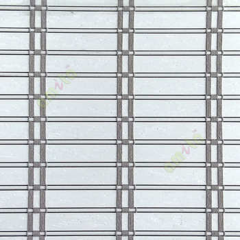 Pure white color horizontal stripes flat scale vertical thread stripes cylinder stick rollup mechanism PVC Blinds