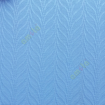 Aqua blue color vertical dome shaped pattern vertical stripes texture finished vertical blind