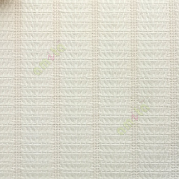 Cream color vertical stripes texture finished surface thick material vertical blind
