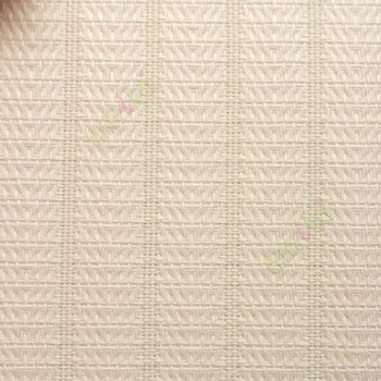 Beige color vertical stripes texture finished surface thick material vertical blind