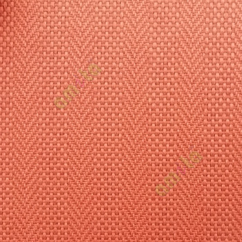 Dark orange color vertical stripes with texture finished weaving pattern vertical blind