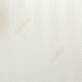 Cream color vertical herringbone pattern vertical bold stripes vertical blind