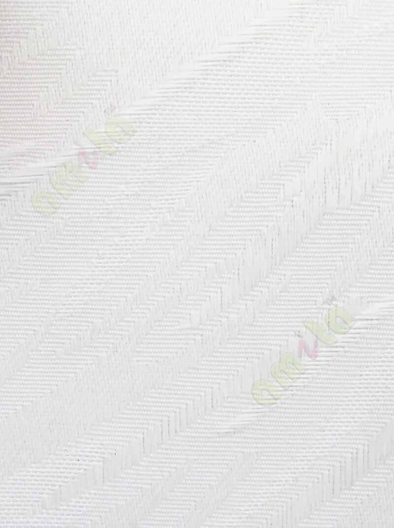 White color texture design water flowing pattern texture surface embossed pattern embroidery design vertical blind