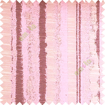 Baby pink color vertical texture lines horizontal coloured stripes polyester main curtain fabric