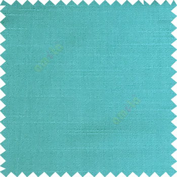 Blue color solid surface designless smooth finished polyester curtain fabric