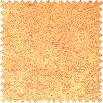 Gold maroon color combination abstract design rock layers texture finished  random flowing lines polycotton main curtain