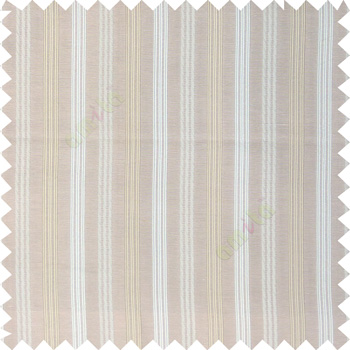 Brown beige gold combination with silver base color vertical embossed stripes texture finished surface polyester main curtain