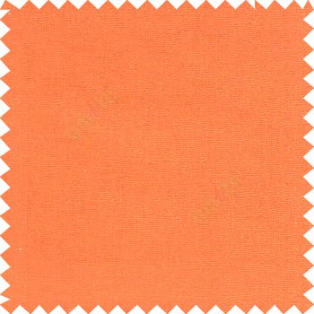 Orange color solid plain finished surface designless complete pattern free soft touch pure cotton curtain fabric