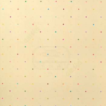 Pink green blue beige red color solid plain background with polka dots small balls geometric pattern kids home décor wallpaper