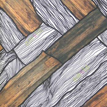 Green black white yellow color natural wooden texture finished cracks zebra skin designs wooden flooring tiles  zigzag patterns vertical lines home décor wallpaper