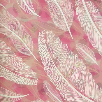 Pink brown white color beautiful natural quill pen traditional pattern soft feather ancient times pen floral leaf home décor wallpaper