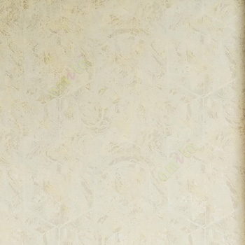 Beige brown silver color combination texture finished geometric hexagon shapes shining surface texture gradients home décor wallpaper