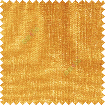 Gold color solid plain texture gradient finished chenille velvet soft touch sofa fabric