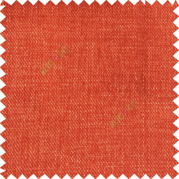 Orange color solid plain texture gradient finished chenille velvet soft touch sofa fabric