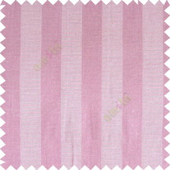 Pink beige color vertical bold stripes horizontal parallel lines texture surface polyester main curtain
