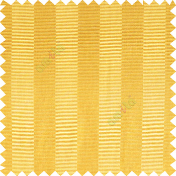 Yellow color vertical bold stripes horizontal parallel lines texture surface polyester main curtain