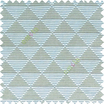 Blue grey color geometric triangle shapes horizontal lines texture finished dice slant crossing stripes polyester main curtain