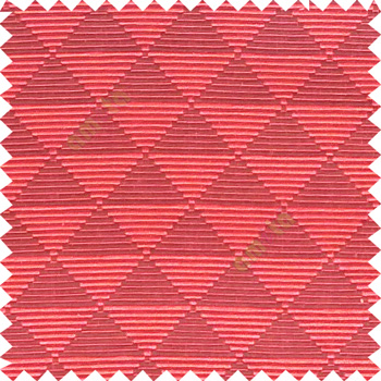 Black and maroon color geometric triangle shapes horizontal lines texture finished dice slant crossing stripes polyester main curtain