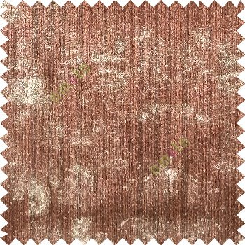 Brown beige color vertical stripes texture finished surface horizontal dots texture splashes polyester main curtain