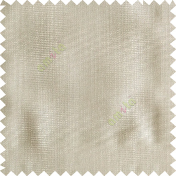 Beige color solid texture finished designless polyester background horizontal lines cotton look main curtain