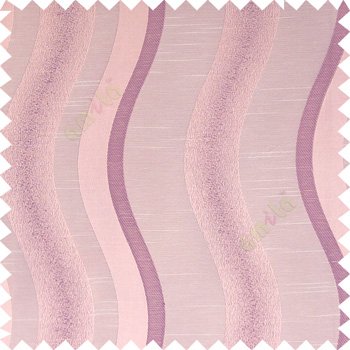 Baby pink purple cream color vertical flowing bold stripes texture base fabric horizontal short mark polyester background main curtain