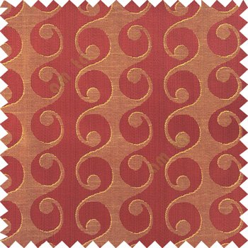 Maroon black beige color geometric semi continues hanging designs traditional pattern vertical texture lines polyester base fabric main curtain