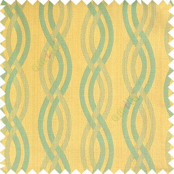 Blue orange grey color vertical weaving ropes horizontal short texture lines polyester main curtain
