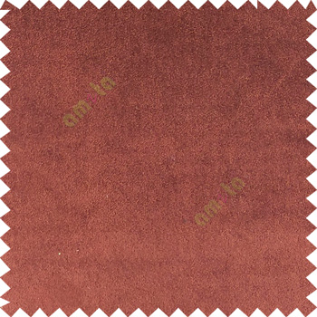 Sienna brown color complete plain designless velvet finished chenille soft background main curtain