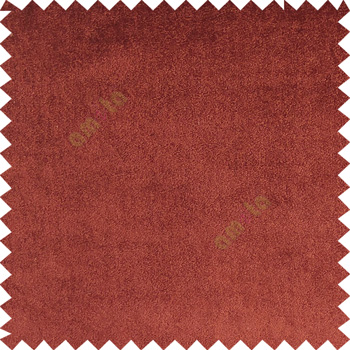 Sienna brown color complete plain designless velvet finished chenille soft background main curtain