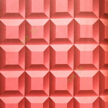 Maroon brown color geometric square rectangular hexagon 3D texture finished background sharp edges color shades home décor wallpaper