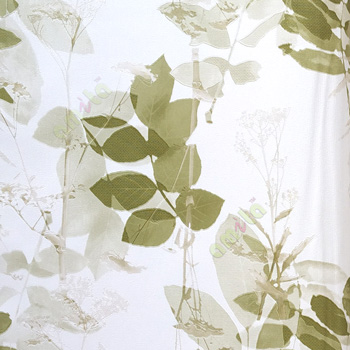 Beige green beige color natural leaves texture surface small flower buds complete natural elegant look home décor wallpaper