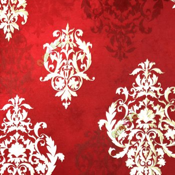 Red beige grey color traditional texture designs caved lines solid texture background big and small damask patterns wallpaper