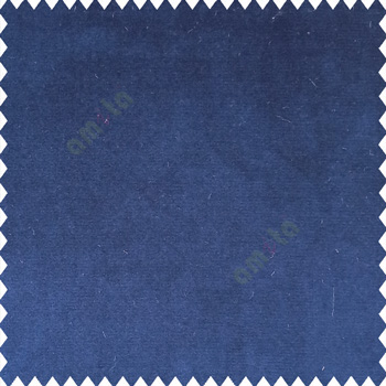 Midnight blue color complete plain designless polyester background velvet finished fabric sofa fabric
