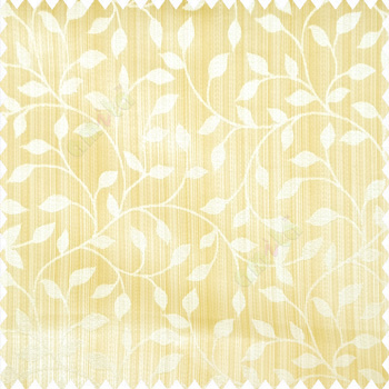 Beige cream color floral texture designs vertical pencil stripes background small leaves elegant look polyester main curtain