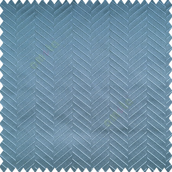 Midnight blue color vertical slant short lines pattern embossed lines polyester embroidery pattern thick background main curtain