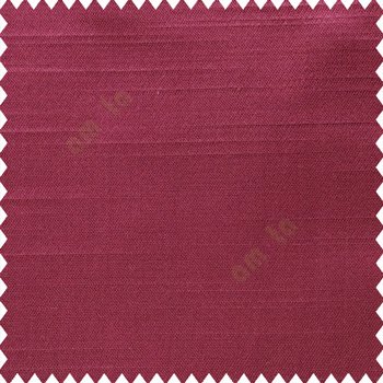 Dark purple color complete plain designless polyester background thick base fabric horizontal embossed lines main curtain