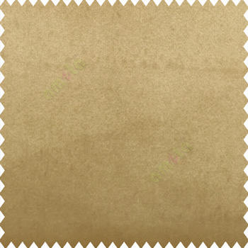Beige color complete plain surface velvet finished soft touch polyester base sofa fabric