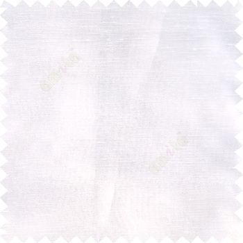 Pure white color texture finished polyester base net fabric horizontal thin lines shiny background sheer curtain