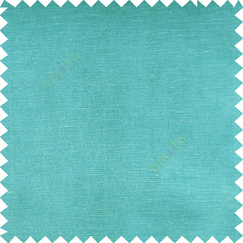 Aquamarine blue color texture finished polyester base net fabric horizontal thin lines shiny background sheer curtain