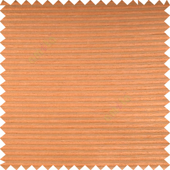 Orange color horizontal bold and strong stripes on transparent polyester background fabric sheer curtain