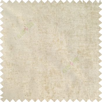 Beige color complete solids texture surface soft velvet finished polyester base thick background sofa fabric